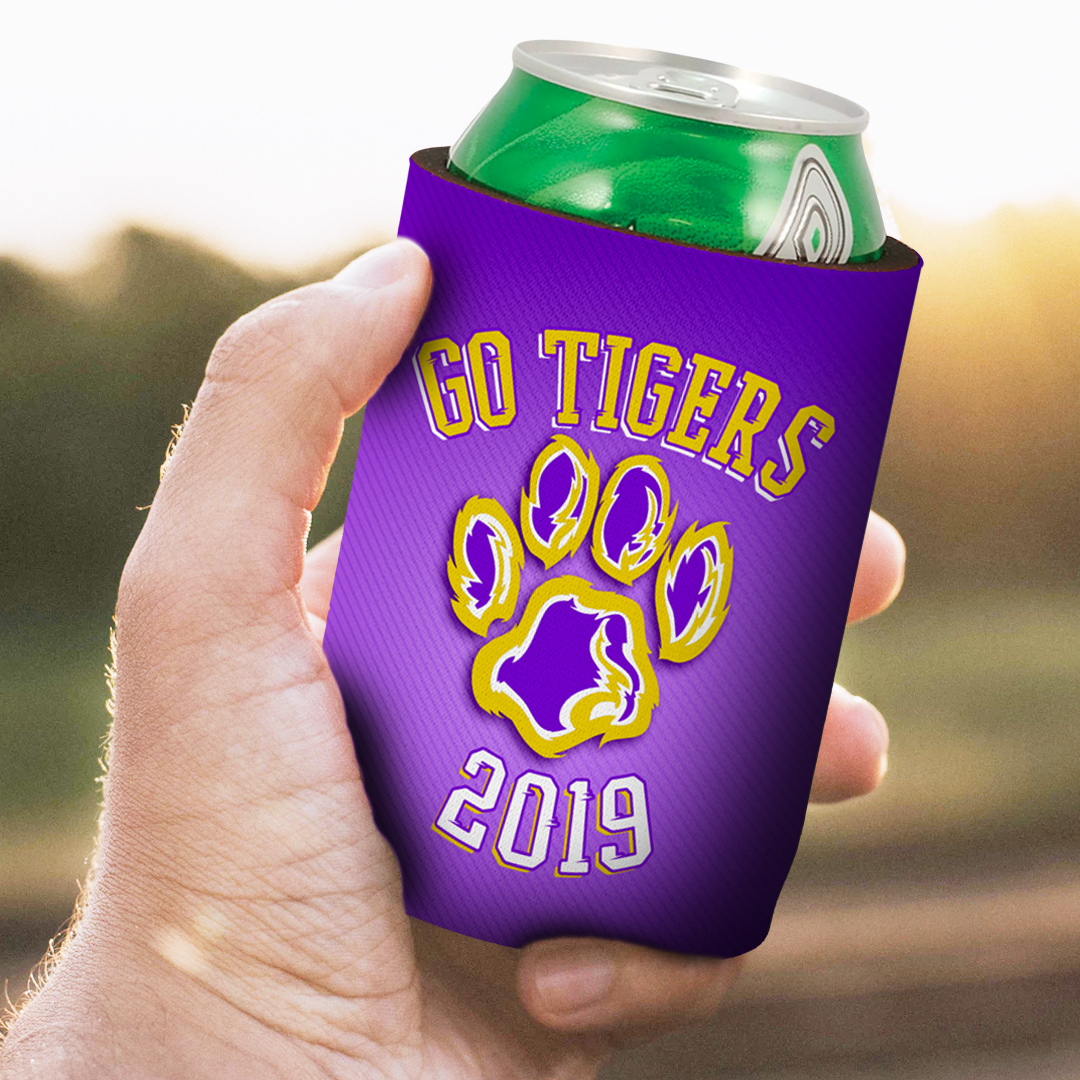Custom Personalized Can Cooler/Cozy Gift - For Teams