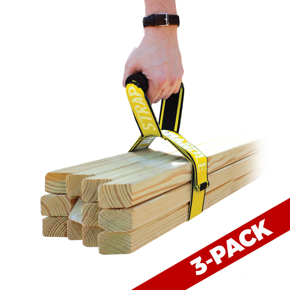 4 ft. Heavy Duty Carrying Strap 3-Pack - HDV