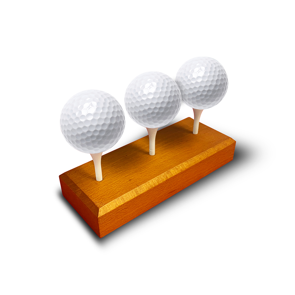 Wood Custom Golf Ball Display Stand